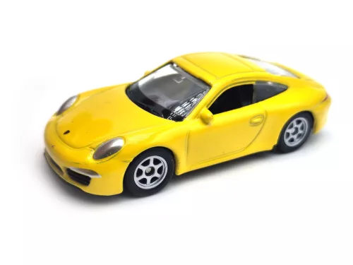 Porsche Carrera 4S 911 - yellow - Welly - 1:64