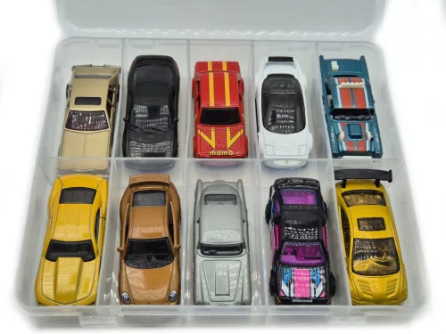 Hot Wheels model car display case storage holder box (transparent) - Hotwheels - 1:64