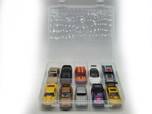 Hot Wheels model car display case storage holder box (transparent) - Hotwheels - 1:64