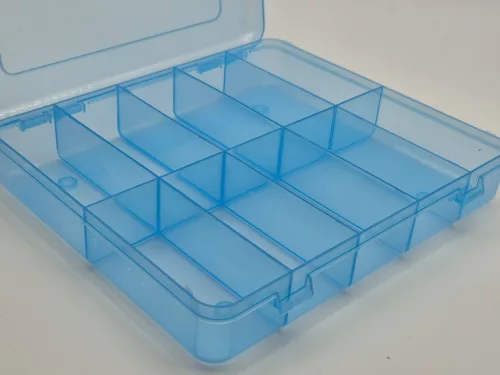 Hot Wheels model car display case storage holder box (blue) - Hotwheels - 1:64