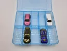 Hot Wheels model car display case storage holder box (blue) - Hotwheels - 1:64