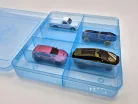 Hot Wheels model car display case storage holder box (blue) - Hotwheels - 1:64