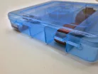 Hot Wheels model car display case storage holder box (blue) - Hotwheels - 1:64