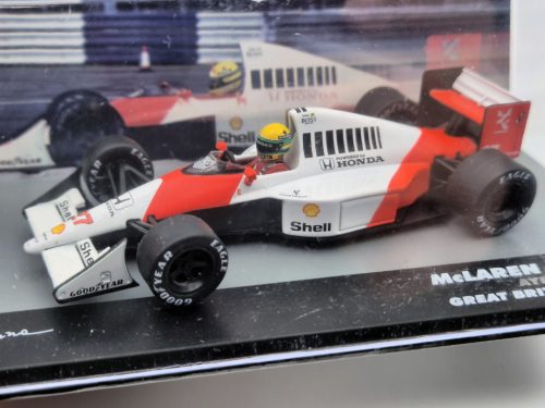 McLaren MP4/5B F1 #27 (1990) - British GP - Ayrton Senna - WITH DRIVER - Edicola - 1:43