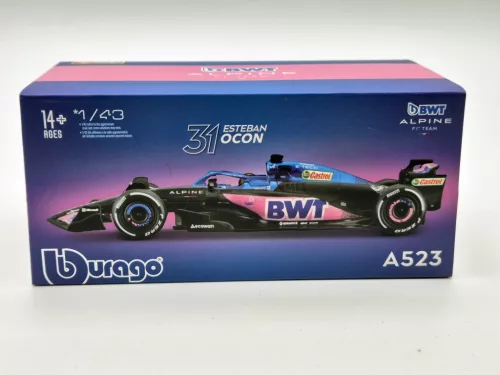 Renault Alpine A523 BWT Racing F1 #31 (2023) - Esteban Ocon - WITH DRIVER - Bburago - 1:43