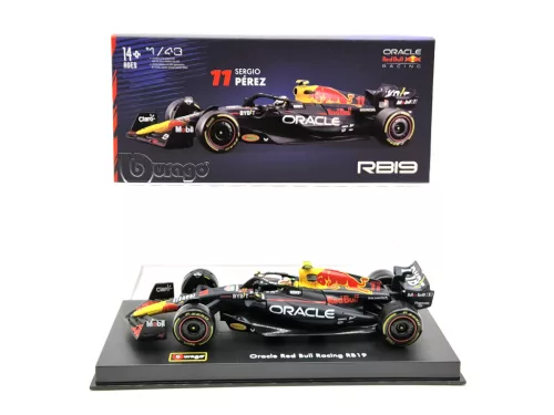 Red Bull RB19 Team Oracle F1 #11 (2023) - Sergio Perez - WITH DRIVER - Bburago - 1:43