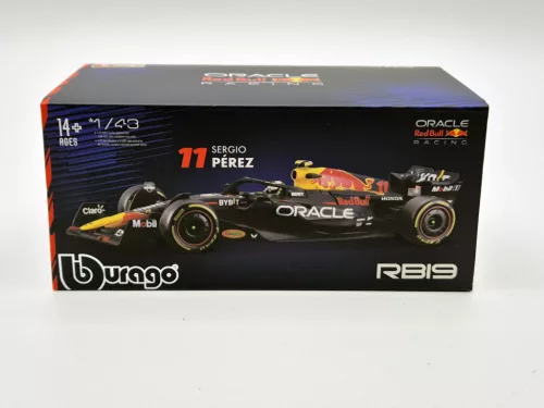 Red Bull RB19 Team Oracle F1 #11 (2023) - Sergio Perez - WITH DRIVER - Bburago - 1:43