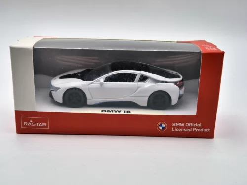 BMW i8 (2015) - white - Rastar - 1:43