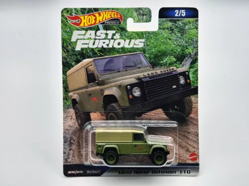 Hot Wheels Premium - Fast and Furious - 2 Fast 2 Furious 2/5 - Land Rover Defender 110 - Hot Wheels - 1:64