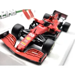   Ferrari SF21 Team Scuderia F1 #55 (2021) - Carlos Sainz - Bburago - 1:43