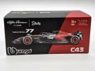 Alfa Romeo C43 Team Stake F1 #77 (2023) - Valtteri Bottas - WITH DRIVER - Bburago - 1:43
