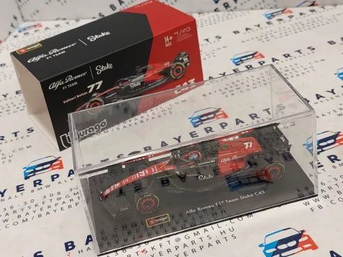 Alfa Romeo C43 Team Stake F1 #77 (2023) - Valtteri Bottas - WITH DRIVER - Bburago - 1:43