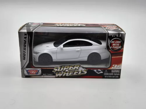 BMW E92 M3 - white - Motormax - 1:43