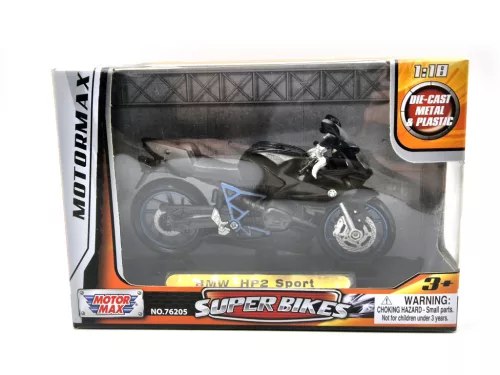 BMW HP2 Sport - black - Motormax - 1:18