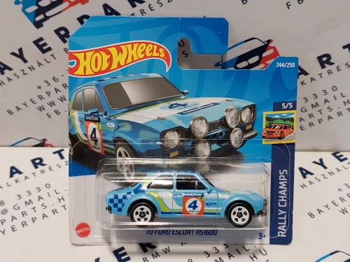 HW Rally Champs - 2022 244/250 - '70 Ford Escort RS1600 - Hot Wheels - 1:64