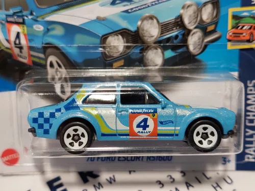 HW Rally Champs - 2022 244/250 - '70 Ford Escort RS1600 - Hot Wheels - 1:64
