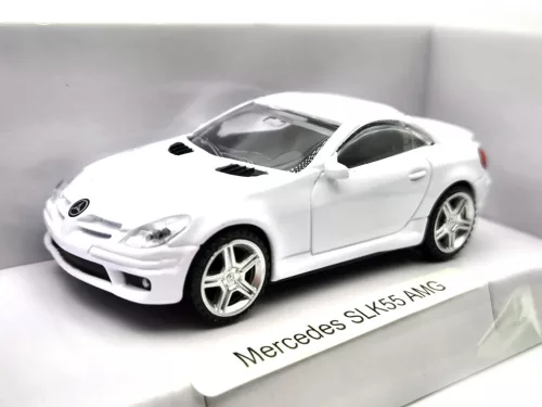 Mercedes Benz SLK55 AMG - white - Rastar - 1:43