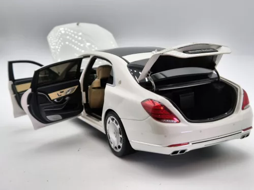 Mercedes-Benz Maybach S-Class S600 SWB - 2015 - white - AUTOart - 1:18