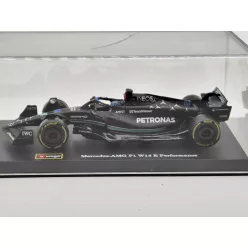   Mercedes-AMG Petronas Team W14 F1 #63 (2023) - George Russell - WITH DRIVER - BBurago - 1:43 - with small defect