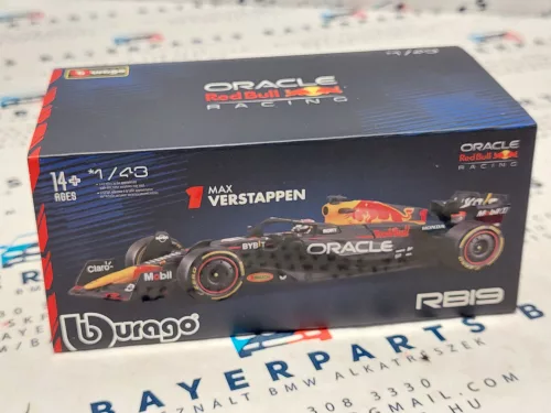 Red Bull RB19 Team Oracle F1 #1 (2023) - Max Verstappen - WITH DRIVER - BBurago - 1:43
