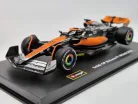 McLaren MCL60 F1 #81 (2023) - British GP 4th - Oscar Piastri - WITH DRIVER - BBurago - 1:43