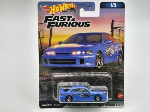 Hot Wheels Fast and Furious - The Fast and the Furious 1/5 - Custom Acura Honda Integra Sedan GSR - Hot Wheels - 1:64