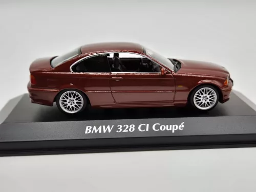 BMW E46 328ci coupe (1999) - burgundy - Maxichamps - 1:43