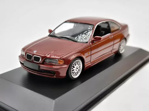 BMW E46 328ci coupe (1999) - burgundy - Maxichamps - 1:43