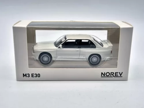 BMW E30 M3 (1986) - white - Norev - 1:43