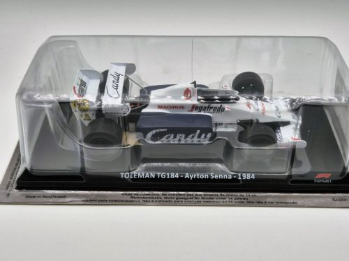 Toleman Hart TG184 F1 #19 (1984) - Ayrton Senna - Newsstand - 1:24