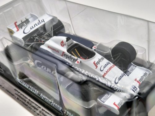 Toleman Hart TG184 F1 #19 (1984) - Ayrton Senna - Newsstand - 1:24