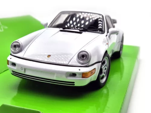 Porsche 964 turbo (2009) - white - Welly - 1:24