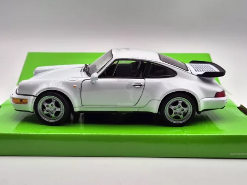 Porsche 964 turbo (2009) - white - Welly - 1:24