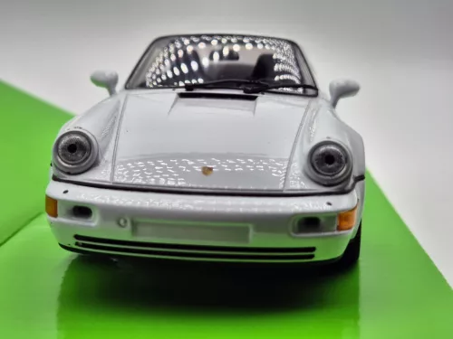 Porsche 964 turbo (2009) - white - Welly - 1:24