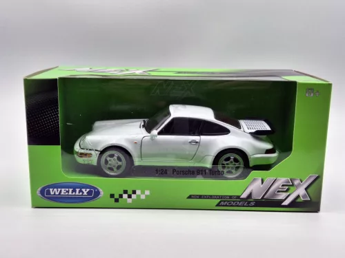 Porsche 964 turbo (2009) - white - Welly - 1:24