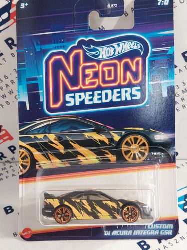 Hot Wheels Custom '01 Acura / Honda Integra GSR - Neon Speeders - Hot Wheels - 1:64