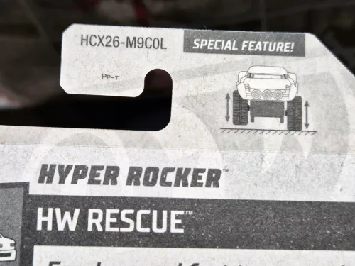 Hot Wheels Hyper Rocker - HW Rescue 1/10 - 120/250 - long carded