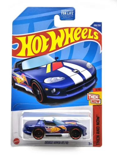 Hot Wheels Dodge Viper RT/10 - Then and now 3/10 - 208/250 - long card