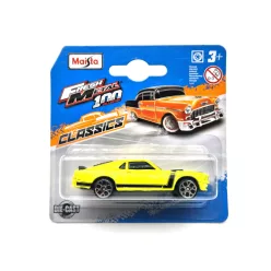 Ford Mustang Boss 302 (2013) - yellow/black - Maisto - 1:64