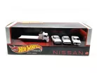 Nissan Skyline diorama set #14 - Skyline 2000 GT-R, Skyline C210, Skyline HT 2000 GT-X, Nissan transport vehicle