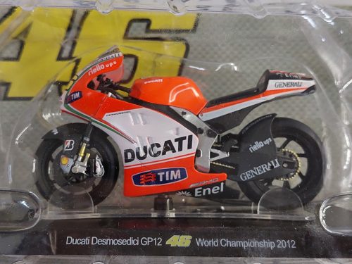 MotoGP - Ducati Desmosedici GP12 #46 (2012) motorcycle - Valentino Rossi - Newsstand - 1:18