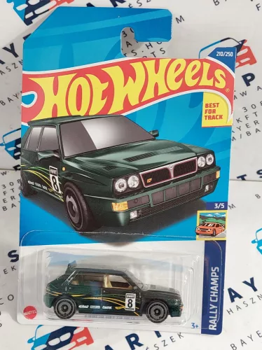 Lancia Delta Integrale - Rally Champs 3/5 - 210/250 - long card - Hot Wheels - 1:64