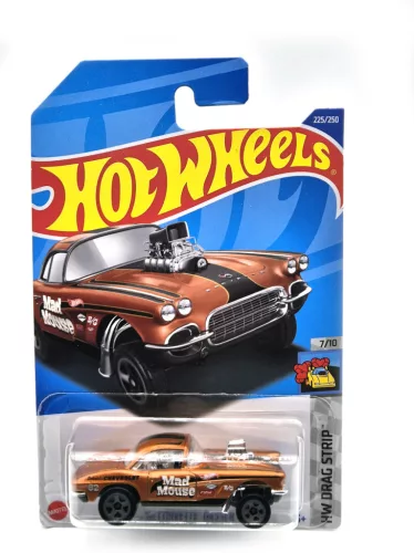 Corvette Gasser (1962) - HW Drag Strip 7/10 - 225/250 - long card - Hot Wheels - 1:64