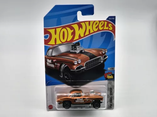 Corvette Gasser (1962) - HW Drag Strip 7/10 - 225/250 - long card - Hot Wheels - 1:64