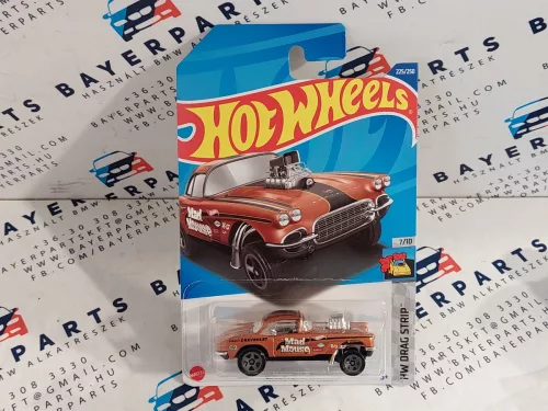 Corvette Gasser (1962) - HW Drag Strip 7/10 - 225/250 - long card - Hot Wheels - 1:64
