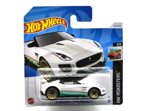 Hot Wheels Jaguar F-Type Project 7 (2015) - HW Roadsters 5/5 - 116/250 - Hot Wheels - 1:64
