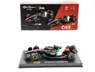 Alfa Romeo C43 F1 #77 (2023) - Monza Italy GP - Valtteri Bottas - WITH DRIVER - Bburago - 1:43