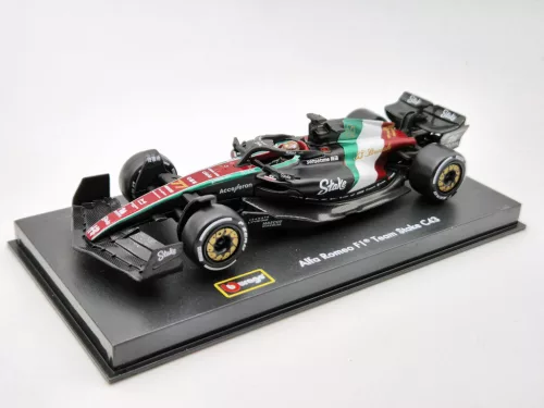 Alfa Romeo C43 F1 #77 (2023) - Monza Italy GP - Valtteri Bottas - WITH DRIVER - Bburago - 1:43
