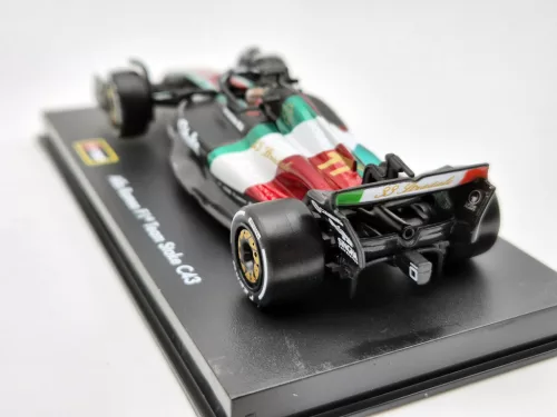 Alfa Romeo C43 F1 #77 (2023) - Monza Italy GP - Valtteri Bottas - WITH DRIVER - Bburago - 1:43