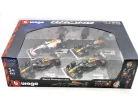 Red Bull F1 set - 2023 RB19 Max Verstappen - 2023 RB19 Sergio Perez (Miami) - 2022 RB18 Max Verstappen - 2021 RB16B Max Verstappen (Turkish GP) - Bburago -1:43